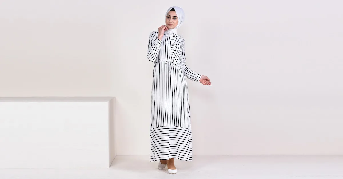 Büyük Bedende Çizgili Modeller Nasıl Kullanılır? 2 Büyük beden çizgili modeller