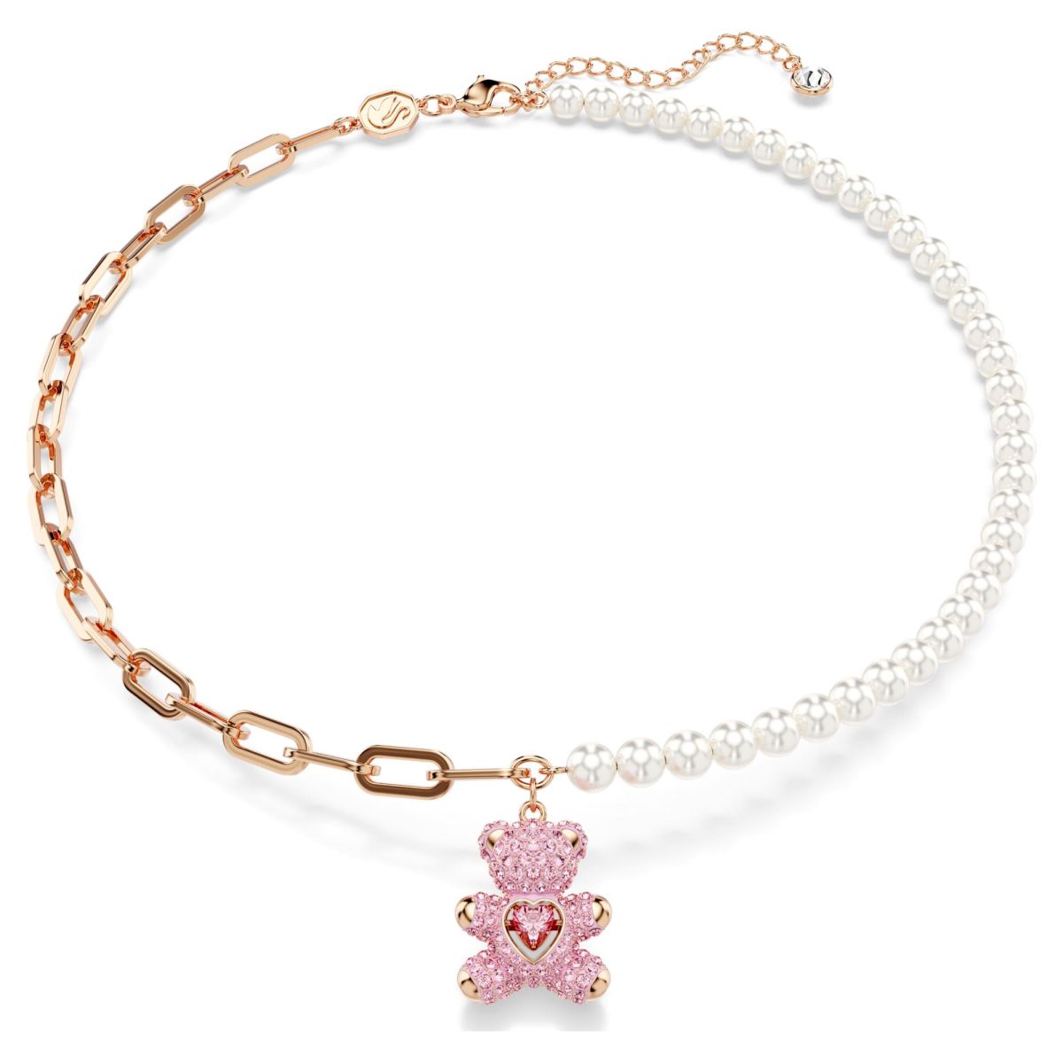 Swarovski Kolye Mp Teddy:Pend Hrt Bear Lros/Ros 5669166